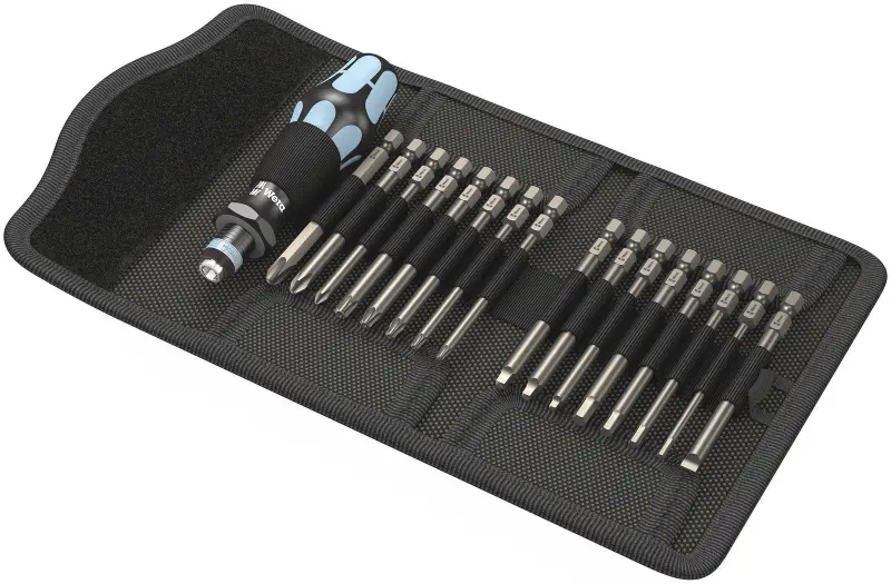 Wera 071117 Skrutkovače Kraftform Kompakt 60 Stainless Imperial, palcové. Súprava 17 ks (W05071117001)