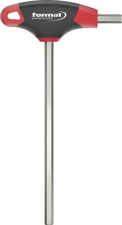 Zástrčný šestihranný klíč (inbus) 2 mm s T-rukojetí a boční čepelí Format 7459500005 (EDE59500005)