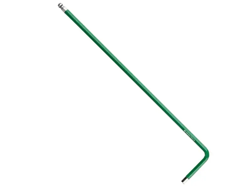 Zástrčný kľúč Rainbow inbus 2 mm PB Swiss Tools 212.L 2 GR guľová hlava, dlhý, DIN 911L, zelená (EDE59570020)