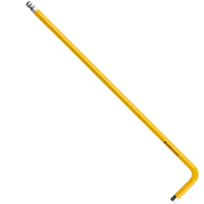 Zástrčný kľúč Rainbow inbus 4 mm PB Swiss Tools 212.L 4 YE guľová hlava, dlhý, DIN 911L, ružová (EDE59570040)