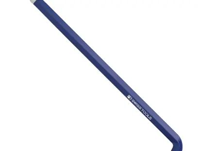 Zástrčný kľúč šesťhran 10 mm zahnutý 100° s guľovou hlavou. Rainbow PB Swiss Tools PB 2212.L 10 BL (EDE59610100)