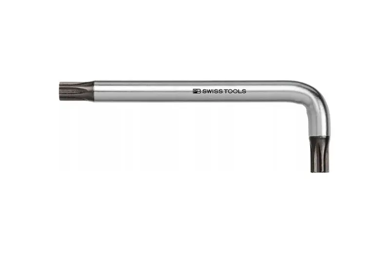 Zástrčný kľúč TORX® T9 PB Swiss Tools PB 410.9, krátky, chrómované (EDE59650090)