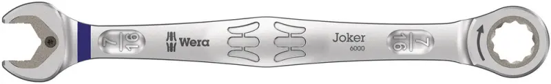 Wera 073282 Očkoplochý ráčnový klíč 7/16" 6000 Joker, palcový (W05073282001)