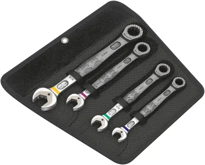 Wera 073295 Očkoploché račňové kľúče 7/16 ÷ 3/4" 6000 Joker 4 Imperial Set 1, palcové (Sada 4 dielov) (W05073295001)