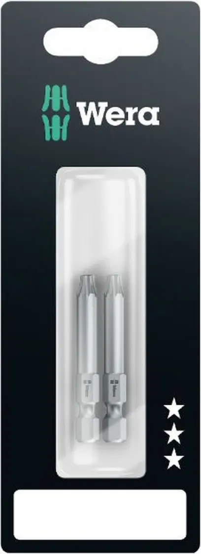 Wera 073473 Šroubovací bity 1/4" Torx TX 25 867/4 Z SB (3 ks) (W05073473001)