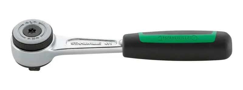 Prepínacia račňa 1/4" x 118 mm, s jemným ozubením, Stahlwille 11231011 (EDE601B0013)
