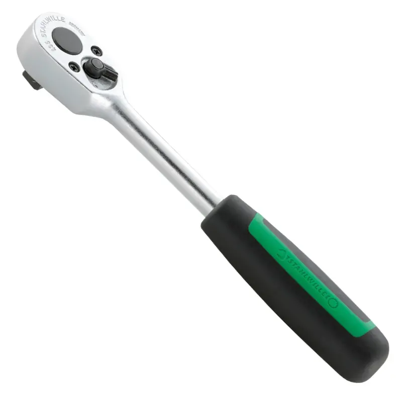 Prepínacia račňa 3/8" x 193 mm, s jemným ozubením, Stahlwille 12111010 (EDE601H0010)
