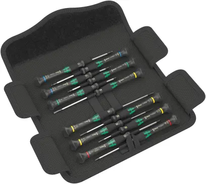 Wera 073675 Sada skrutkovačov pre elektroniku Kraftform Micro 12 Universal 1 (Sada 12 dielov) (W05073675001)