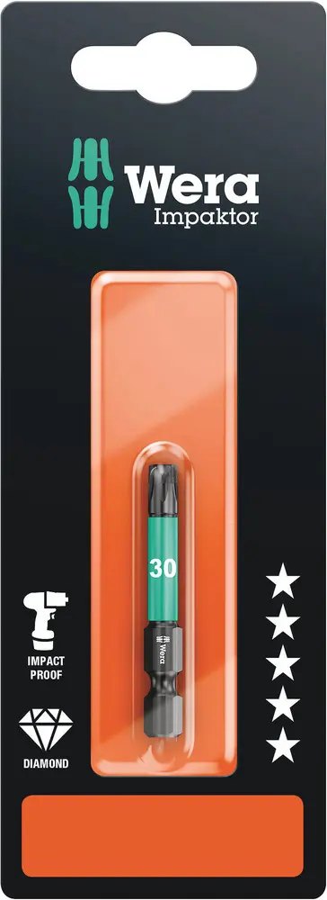 Wera 073966 Bit 1/4" Torx TX 30x50 typ 867/4 IMP DC Impaktor (Balení SB) (W05073966001)