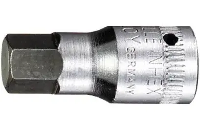Zástrčná bitová hlavica 1/4" 6hr. 6 mm, extra krátka, Stahlwille 01120006 (EDE60260060)
