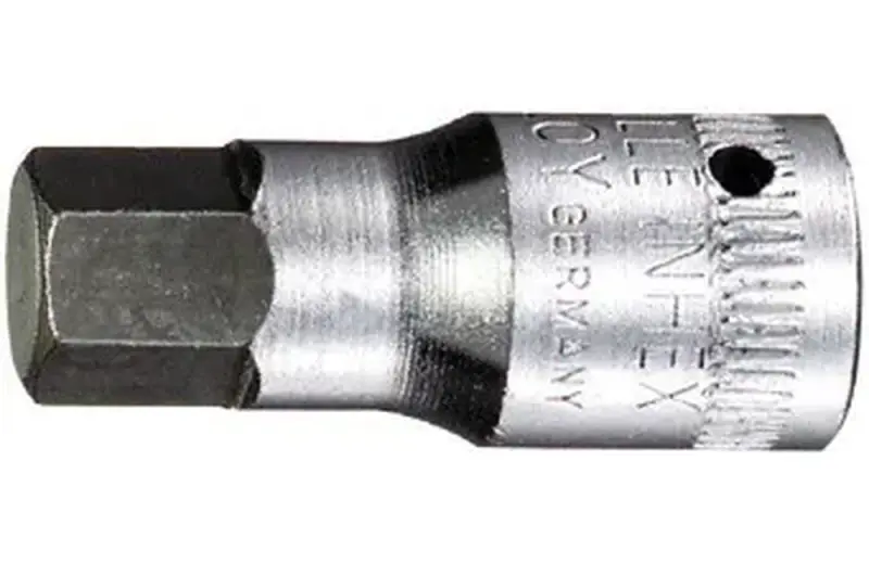 Zástrčná bitová hlavica 1/4" 6hr. 8 mm, extra krátka, Stahlwille 01120008 (EDE60260080)