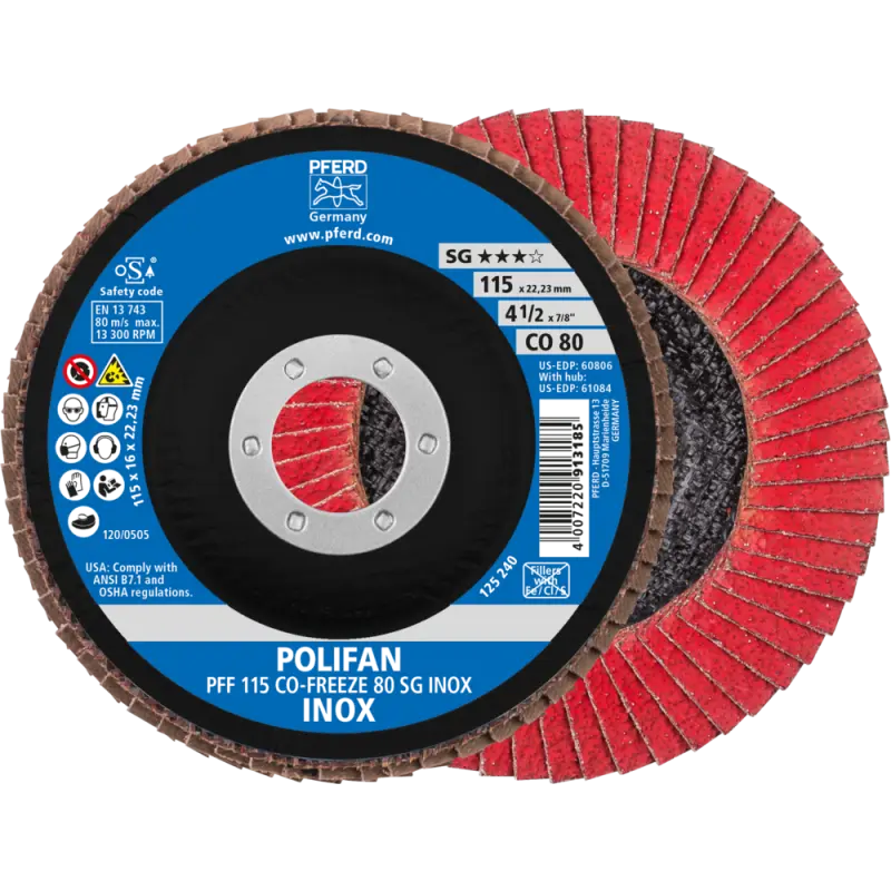 kot. lamel. PFF 115 CO-FREEZE 80 SG INOX (PF4007220104064)