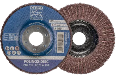 Brusný kotouč POLINOX Pferd PNZ 115-22,23 A 100 (PF4007220104316)