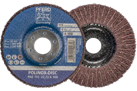 Brusný kotouč POLINOX Pferd PNZ 115-22,23 A 100 (PF4007220104316)
