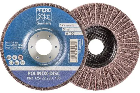 Brusný kotouč POLINOX Pferd PNZ 125-22,23 A 100 (PF4007220104330)