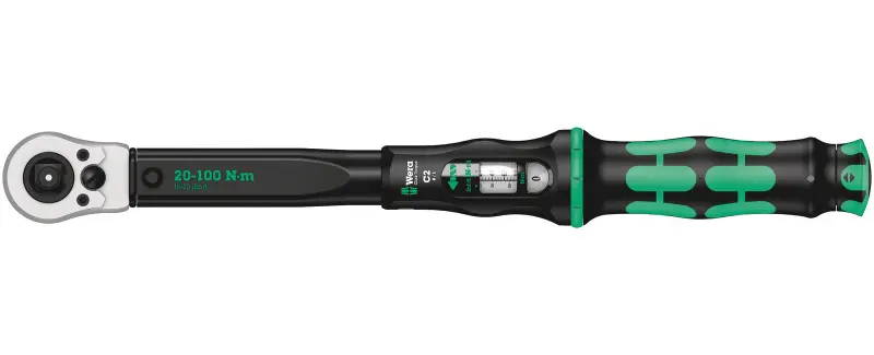Wera 075625 Momentový kľúč Wera Click-Torque C 2 Push R/L obojstranne nastaviteľný (20 ÷ 100 Nm) (W05075625001)