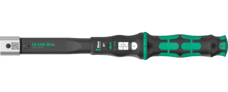 Wera 075657 Momentový kľúč Click-Torque X 7 pre nástrčné nástroje (10 ÷ 100 Nm) (W05075657001)
