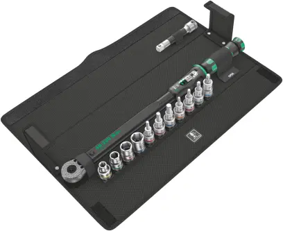 Wera 075680 Nastaviteľný momentový kľúč Click-Torque 40 ÷ 200 Nm s prepínacou račňou 1/2" Click-Torque C 3 Set 1 (Sada 13 dielov) (W05075680001)