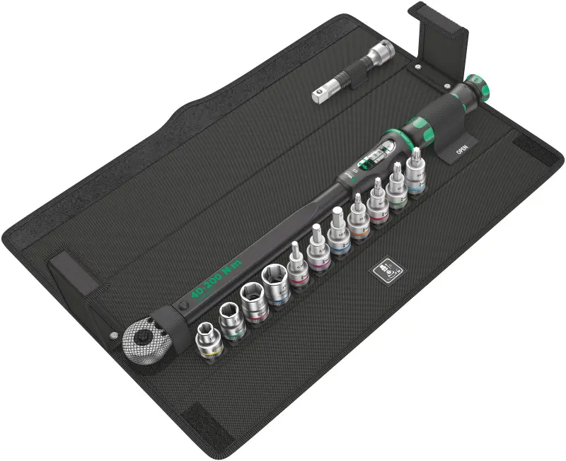 Wera 075680 Nastaviteľný momentový kľúč Click-Torque 40 ÷ 200 Nm s prepínacou račňou 1/2" Click-Torque C 3 Set 1 (Sada 13 dielov) (W05075680001)