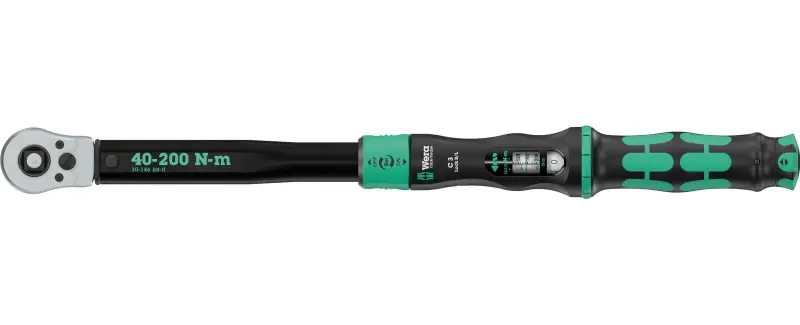 Wera 075695 Momentový kľúč Wera Click-Torque Lock C 3 R/L s prepínacou račňou 1/2" (40 ÷ 200 Nm) (W05075695001)