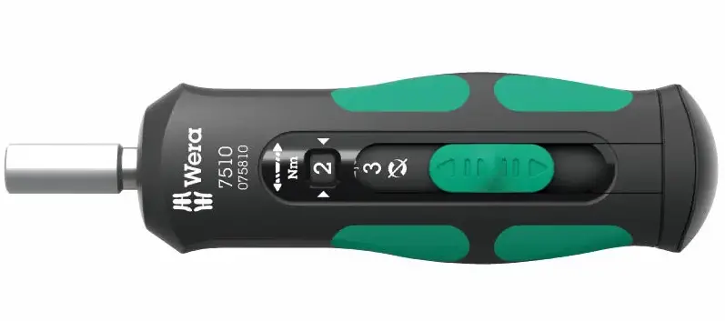 Wera 075810 Momentový šroubovák Kraftform Safe-Torque Speed. Typ 7510 (1 ÷ 3 Nm) (W05075810001)