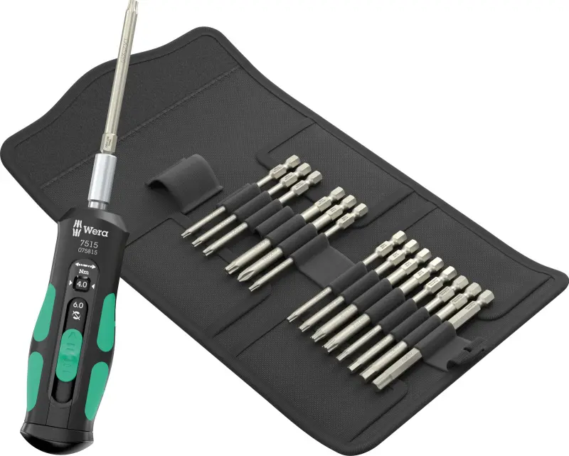 Wera 075851 Náradie Safe-Torque Speed Universal 1. Typ 7515/16 (Sada 16 dielov) 2 - 6 Nm (W05075851001)