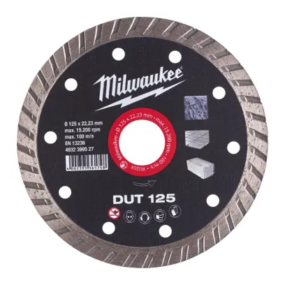 Diamantový kotouč Milwaukee DUT 125 x 22,2 mm, 4932399527