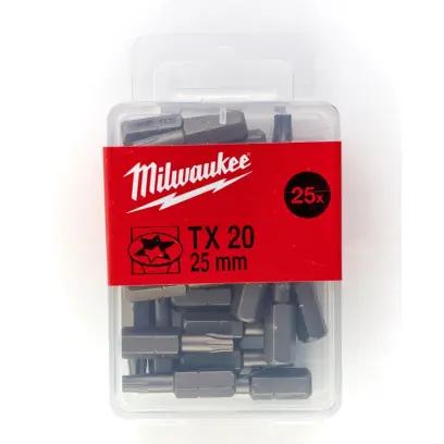 Šroubovací bity Milwaukee TX 20 x 25 mm (25 ks) 4932399596 (MI4932399596)