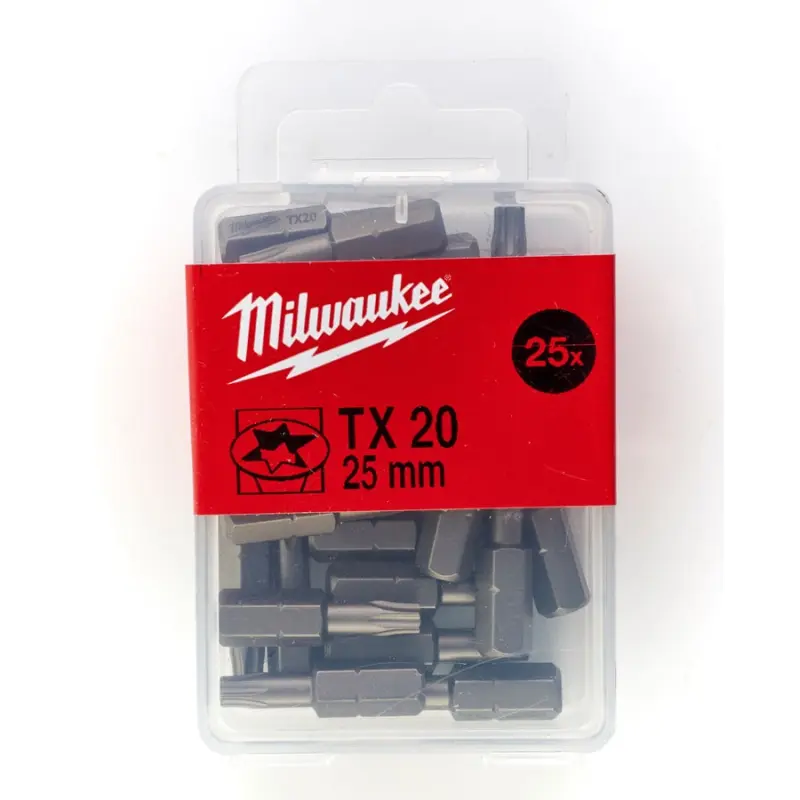 Šroubovací bity Milwaukee TX 20 x 25 mm (25 ks) 4932399596 (MI4932399596)
