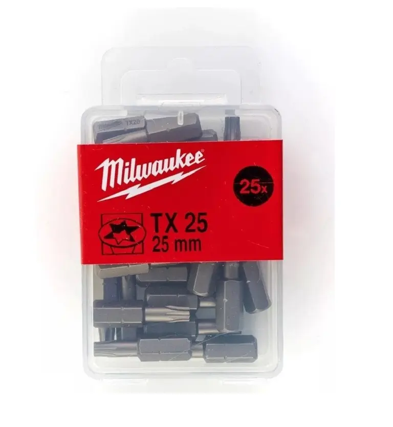 Šroubovací bity Milwaukee TX 25 x 25 mm (25 ks) 4932399597 (MI4932399597)