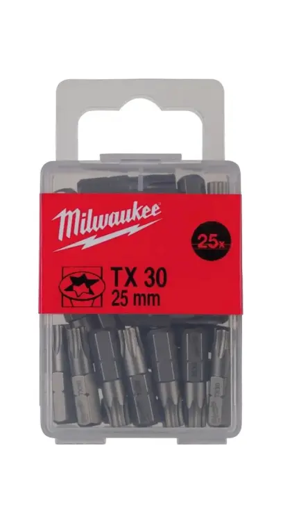 Šroubovací bity Milwaukee TX 30 x 25 mm (25 ks) 4932399599 (MI4932399599)