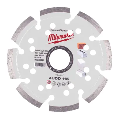 Diamantový rozbrušovací kotouč Milwaukee AUDD 115 mm (MI4932399823)