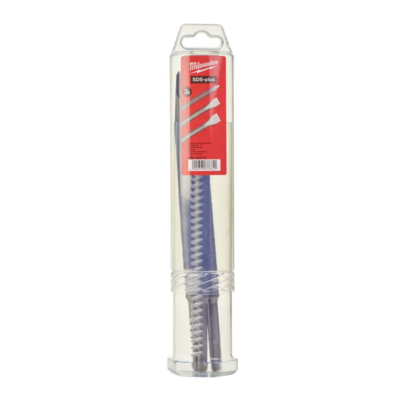 Sekáče SDS-Plus 250 mm Milwaukee Sada 3 ks (MI49324300010)