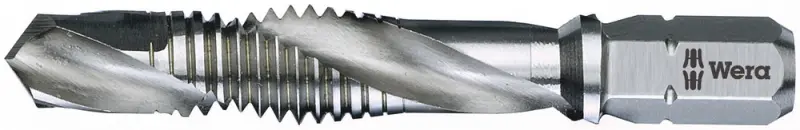 Wera 104642 Bit 1/4" s kombinovaným HSS závitořezným vrtákem 4,2 mm (M5), Typ 847 (W05104642001)