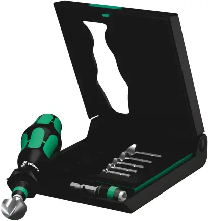 Wera 104655 Sada bitov s 1-drážkovými kužeľovými záhlbníkmi 90° - 845/8 (8 ks) (W05104655001)