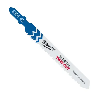 Bimetalové pílové listy Bi 91 x 2,5/1,8 mm Milwaukee T 123 XF pre priamočiaru pílu (kov) (MI4932430142)