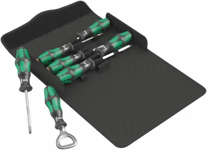 Wera 105625 Šroubováky Kraftform Plus - řada 300 typ 300/7 Set 3 (Sada 7 dílů) (W05105625001)