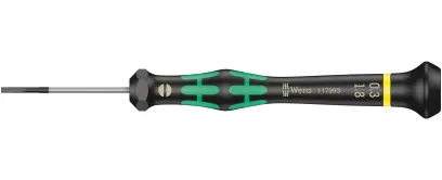 Wera 117993 Skrutkovač plochý 0,3x1,8x40 mm na použitie v elektronike Kraftform Micro typ 2035 (W05117993001)
