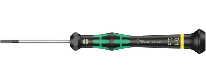 Wera 117994 Skrutkovač plochý 0,4x2,5x50 mm na použitie v elektronike Kraftform Micro typ 2035 (W05117994001)