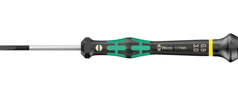 Wera 117995 Skrutkovač plochý 0,5x3x50 mm na použitie v elektronike Kraftform Micro typ 2035 (W05117995001)