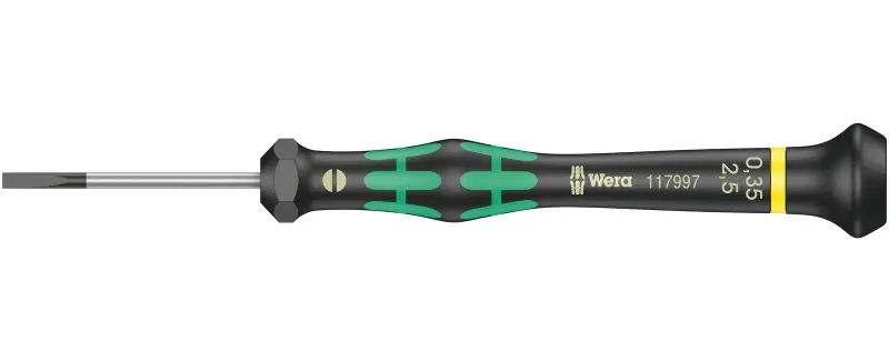 Wera 117997 Skrutkovač plochý 0,35x2,5x40 mm na použitie v elektronike Kraftform Micro typ 2035 (W05117997001)