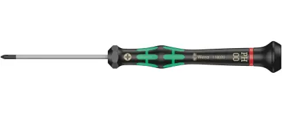 Wera 118020 Skrutkovač krížový PH 00x60 mm na použitie v elektronike Kraftform Micro typ 2050 (W05118020001)