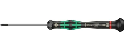 Wera 118022 Skrutkovač krížový PH 0x60 mm na použitie v elektronike Kraftform Micro typ 2050 (W05118022001)