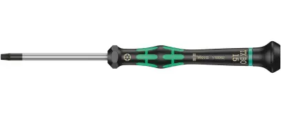 Wera 118052 Skrutkovač TORX TX 15 BOx60 mm na použitie v elektronike Kraftform Micro typ 2067, s poistným kolíkom (W05118052001)