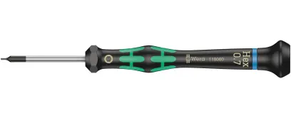 Wera 118060 Skrutkovač šesťhranný 0,7x40 mm na použitie v elektronike Kraftform Micro typ 2054 (W05118060001)