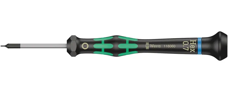 Wera 118060 Skrutkovač šesťhranný 0,7x40 mm na použitie v elektronike Kraftform Micro typ 2054 (W05118060001)