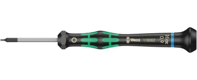 Wera 118062 Skrutkovač šesťhranný 0,9x40 mm na použitie v elektronike Kraftform Micro typ 2054 (W05118062001)