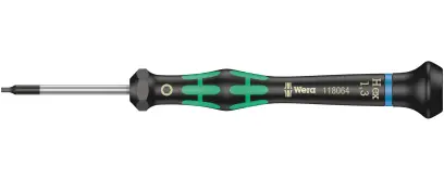 Wera 118064 Skrutkovač šesťhranný 1,3x40 mm na použitie v elektronike Kraftform Micro typ 2054 (W05118064001)