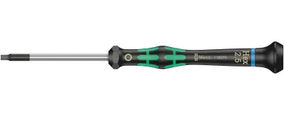 Wera 118070 Skrutkovač šesťhranný 2,5x60 mm na použitie v elektronike Kraftform Micro typ 2054 (W05118070001)