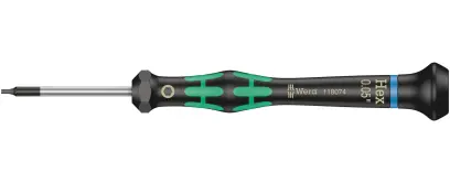 Wera 118072 Skrutkovač šesťhranný 3x60 mm na použitie v elektronike Kraftform Micro typ 2054 (W05118072001)